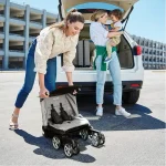 Sparrow Ultra Compact Stroller- Grey - Image 4